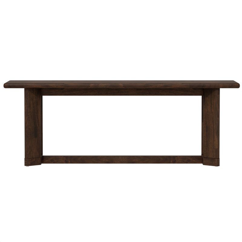 Laneway Solid Wood 58" Wide Dining Bench, 18” H x 58” W x 16” D
