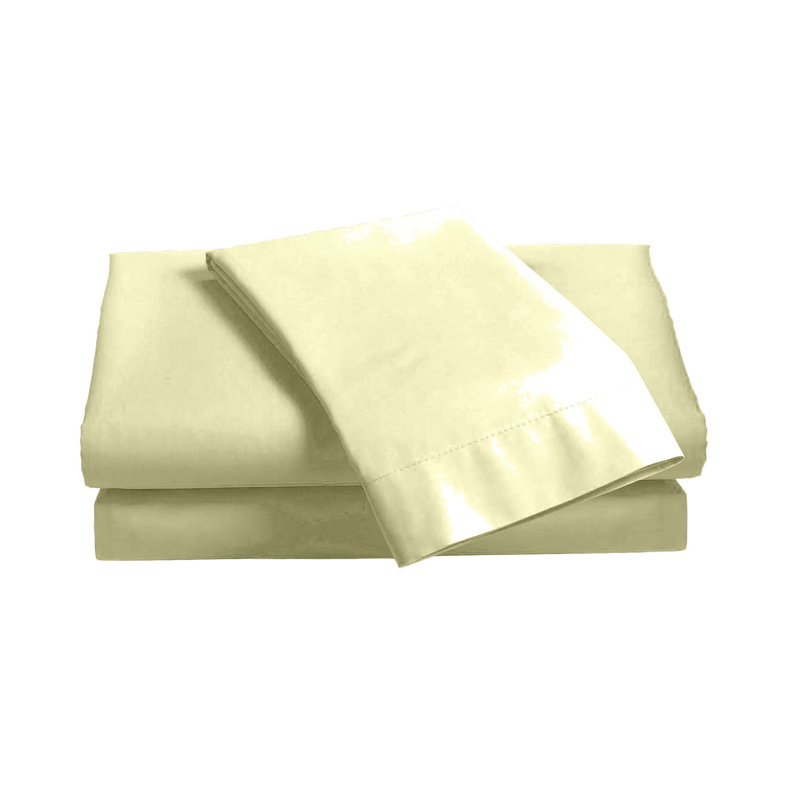 Percale Valance Sheet Polycotton Solid Colour Bed Sheet Single Double King Super King Machine Washable High Quality, Cream