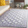 Roseta Hand Hooked Wool Pile Geometric Rug