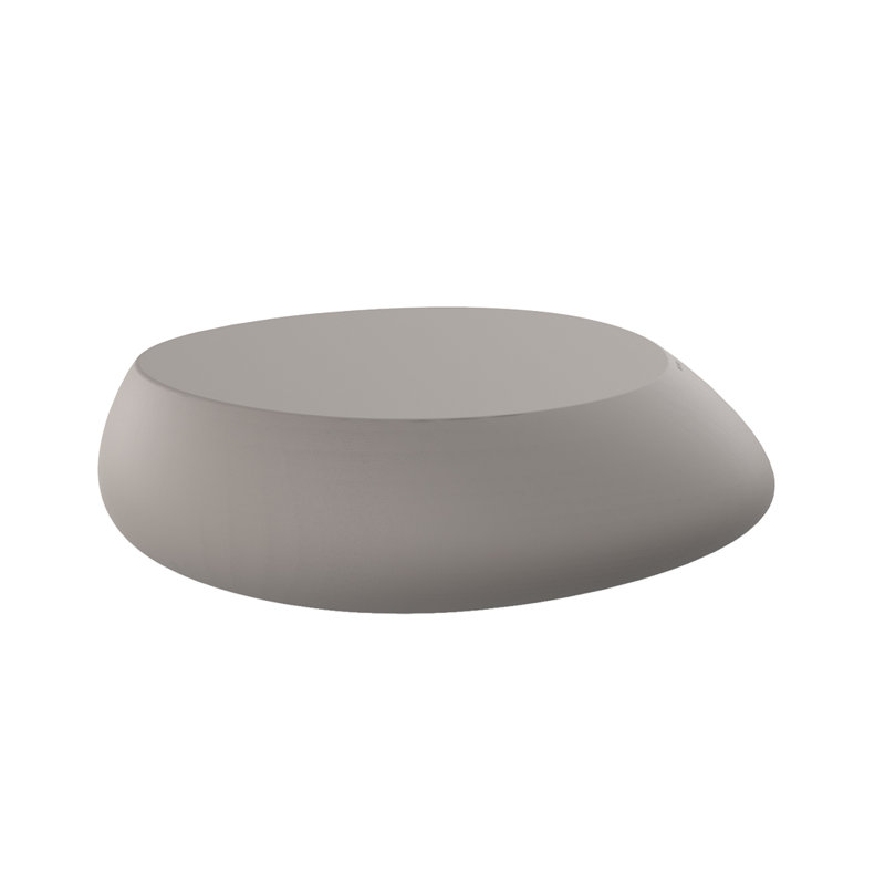 Stone Plastic Coffee Table, Tortora