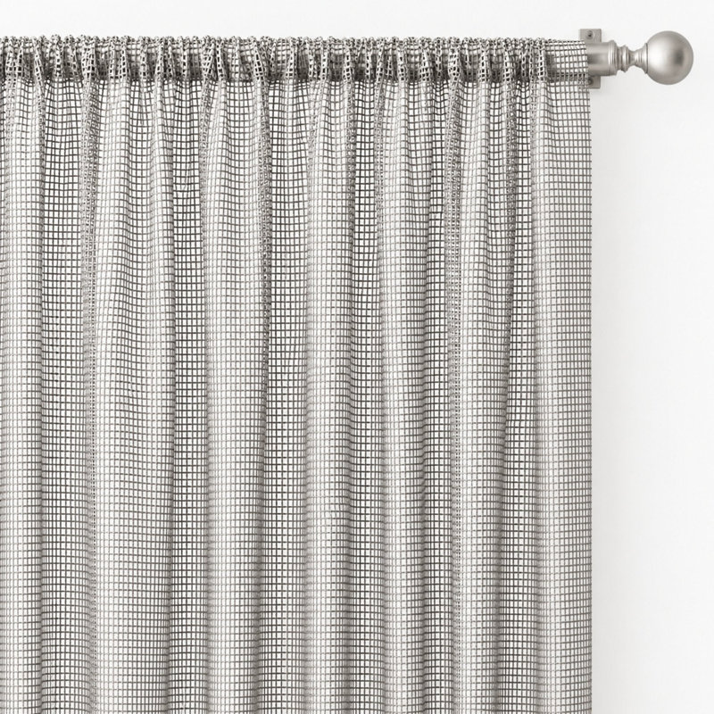 Net-Like Sheer | Area Fabric_AREA, Black