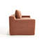 Velours côtelé orange à 2 places avec structure en acier, mousse à mémoire de forme, conception convertible, sans assemblage pour les petits espaces dans le revêtement de bureau à domicile 21, salon