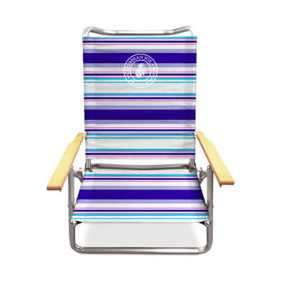 Reclining Beach Chair -  Caribbean Joe, CJ-7740RWBST