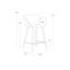 Waldo Barstool - Nightfall Black / November Grey in , Brown/Gray-1541422937