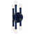 Midnight Blue Glazed/Modern Brass selected