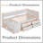 White Twin Daybed with Storage Drawers & Shelves, Solid Wood Frame, Space-Saving Design-1121126848