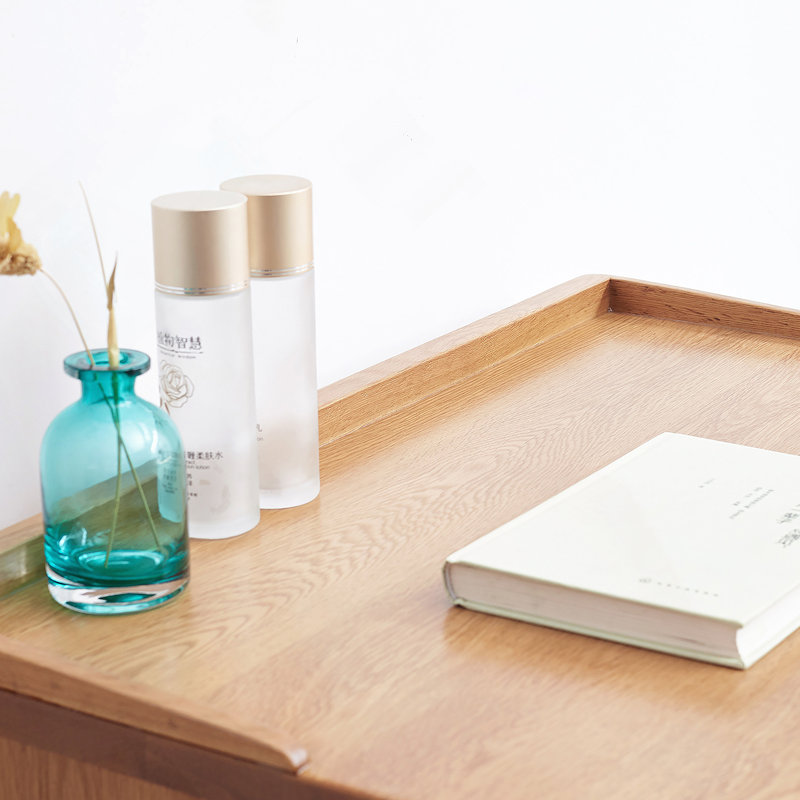 Natural Wood 60Cm Dresser Table Desk