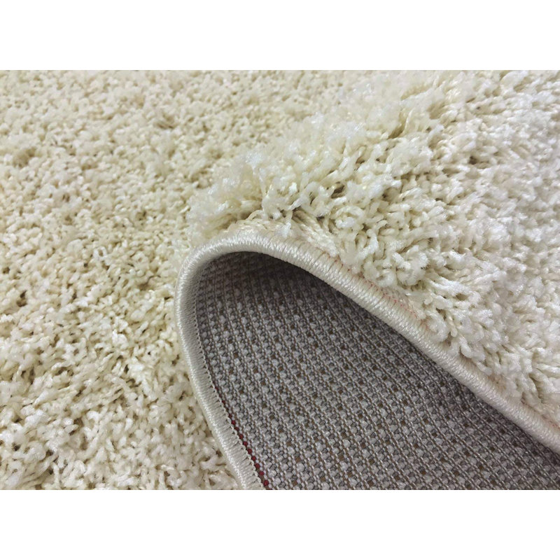 Power Loom Shag Area Rugs with Size and Color Options, Rectangle 4'11" x 6'11"