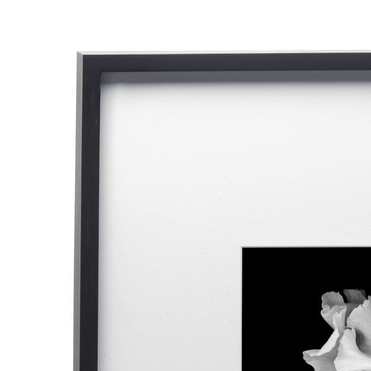 Towle Living Picture Frame Displays 8 x 10 Photos 16 x 20 Without Mat, 16x20-Matted 8x10, Black