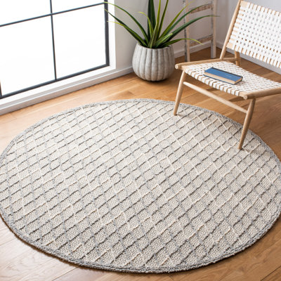 Giroux Hand Tufted Performance Geometric Rug