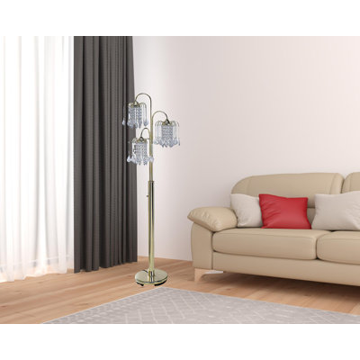 Lampe candélabre sur pied 63 po Ginae