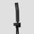 Matte Black 12" Wall Mounted Shower Head - Self-Cleaning Nozzle For Clear Water Exit Brass Complies With American Standard Pipe Mount Unhindered Output Fits-125519078