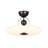 French Style Clouded Flower Led Semi Flush Mount