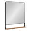 Miroir mural en métal avec tablette Branchville-90697190-90697191-90697192