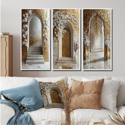Istanbul Sultans Palace I - Collection d'impressions sur toile 3 pièces