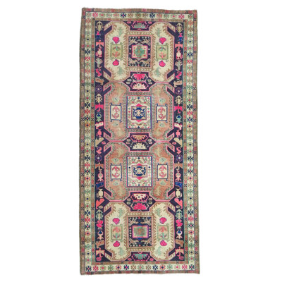 Holtman One-of-a-Kind 4'6" x 9'8" 1960 Area Rug in Cream