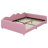 Upholstered Daybed With Cloud-Shaped Backrest-339430096