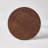Walnut Solid Wood Round End Table-2pc