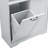 Bathroom Storage Cabinet With Adjustable Shelf, Freestanding Cabinet With Tilt-Out Laundry Hamper-291262059