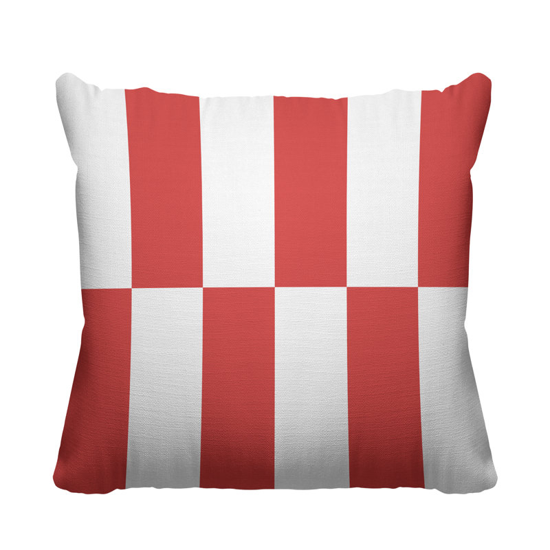 Coussin Luella, Corail, 15 po x 15 po, Carré