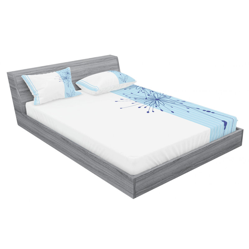 Microfiber Sheet Set, Full Sheet Set with Fitted Sheet