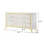 Commode 6 tiroirs blanche