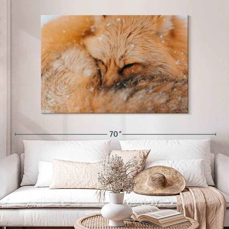 Renard moelleux Brampt, H 34 po x l 51 po
