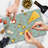 Ambesonne Letters Cutting Board Large Size Colourful Alphabet Character Multicolor