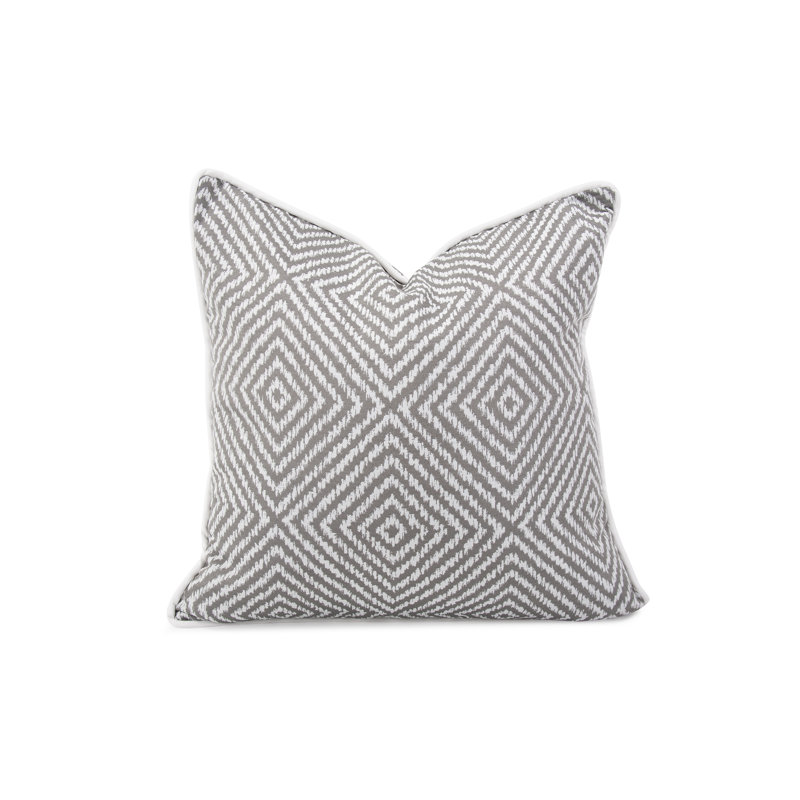 Throw Pillow, Helm Pewter, 24" x 24"