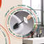 Porte-brosse de toilette en métal rosé Acento avec doublure amovible et base lestée, blanc mat-126150890
