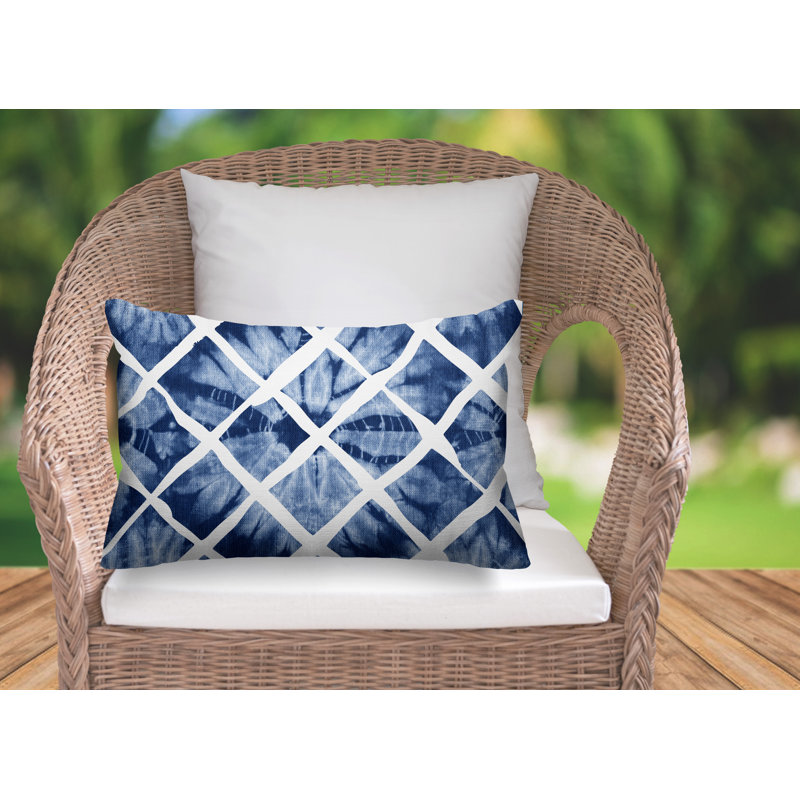 Hosi Geometric Outdoor Reversible Throw Pillow