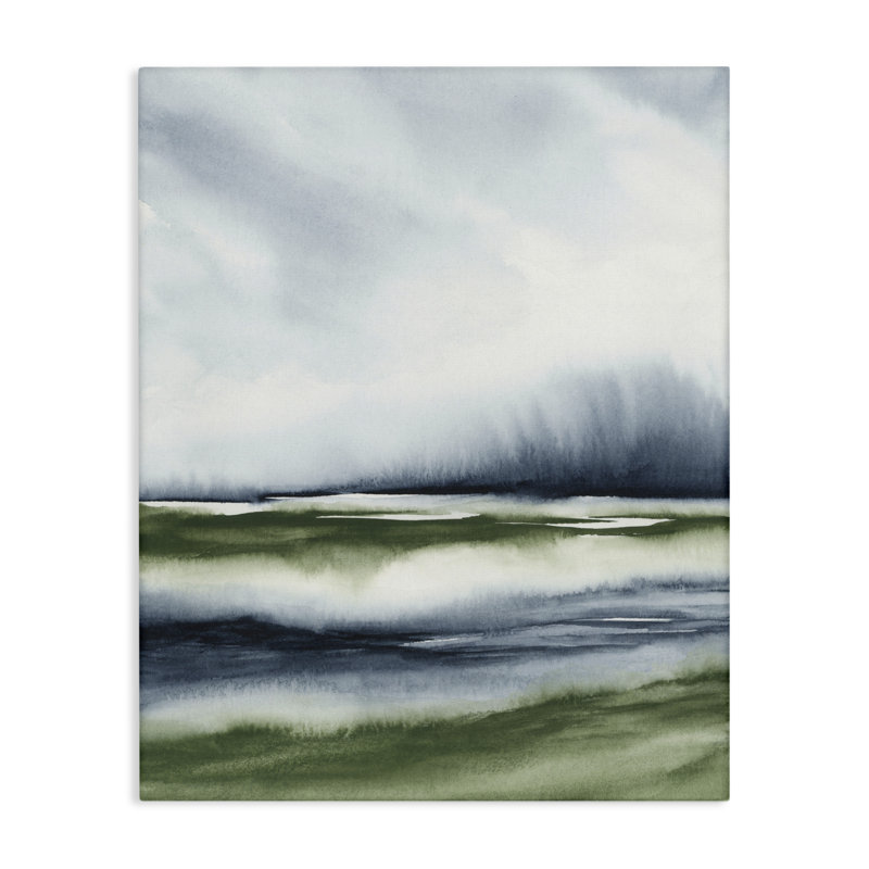 Sage Shadows Landscape Canvas, design by 1x, 30" H x 24" W