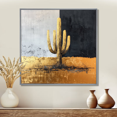 Mariann Cactus formes abstraites forme pure I - Cactus, art mural