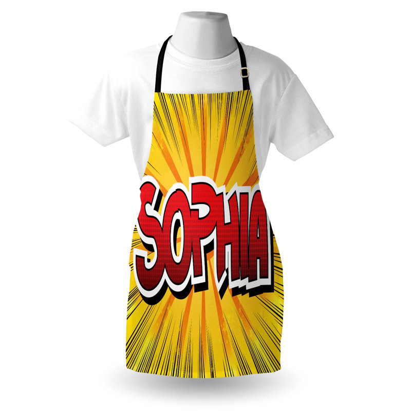 No Pattern Bib Apron