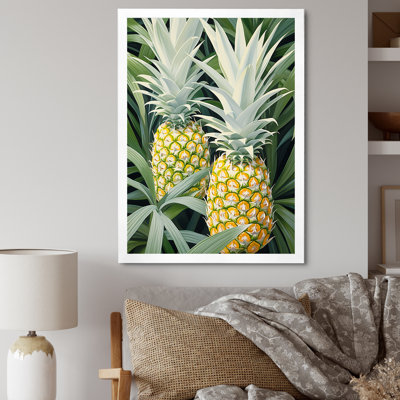 Doux ananas juteux délice IV sur toile