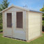 Peckover 8 x 8 Ft. Tongue & Groove Log Cabin