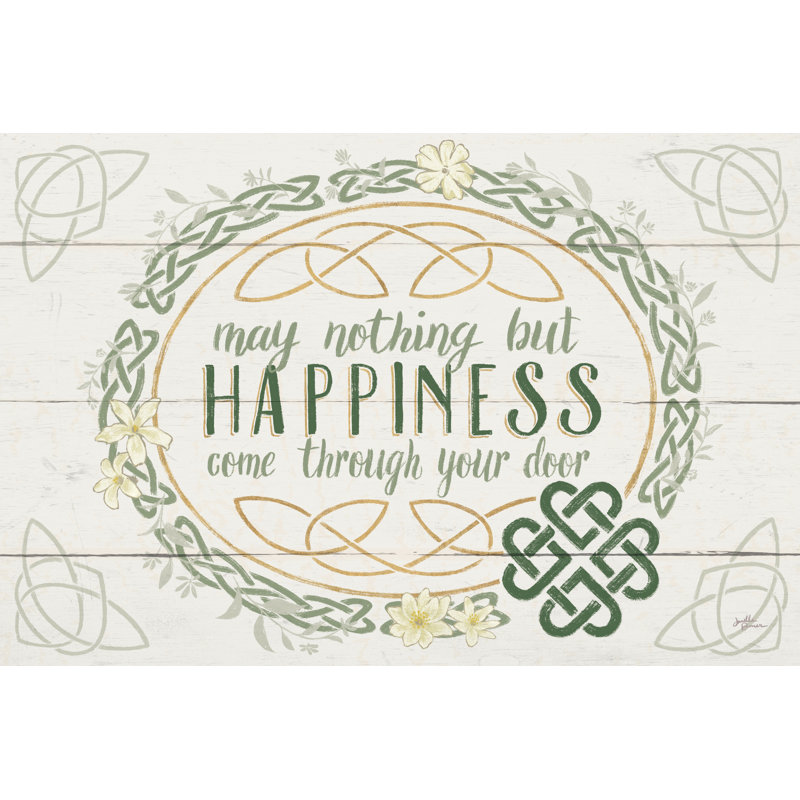 Irish Blessings V by Janelle Penner - Wrapped Canvas Print, 61cm H x 91cm W x 3.8cm D