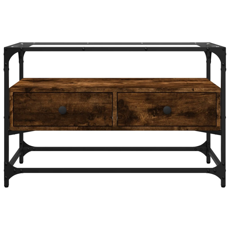Yes_No_Yes_No_No TV Stand, Smoked Oak, 80cm