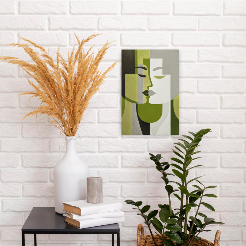 Art contemporain contemporain abstrait, H 18 po x l 12 po