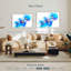 Fleur bleue abstraite Avery-107959794