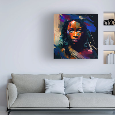 Sasha Line In The Sand Canvas Art