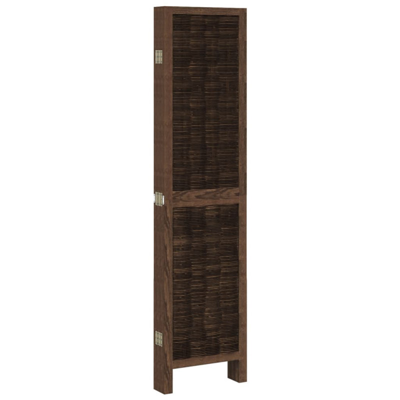 Alexzavier Solid Wood Accent Room Divider, White, 160cm H x 215cm W