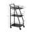 Small Bar Cart on Wheels, Home Bar Serving Cart with Glass Holder-532199470-532199465