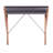 Contemporary Desk, Walnut Wood with Gray Wood Top