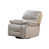 Beige Gray Faux Leather
