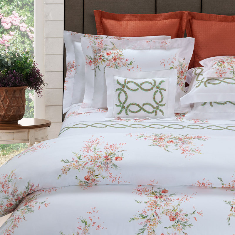 Housse de coussin rectangulaire en coton Mirea, Maïs indien
