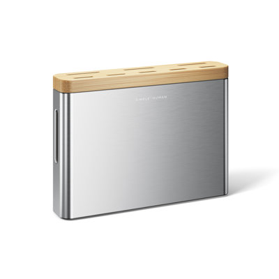 Knife Block Dishrack Attachment, Brushed Stainless Steel