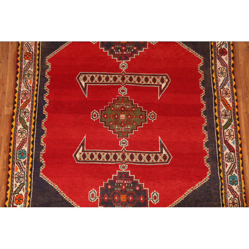 Tapis traditionnel géométrique rétro 5 x 6
