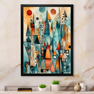 Joyful Geometric I - Abstract Landscape, reproduction d'art sur toile