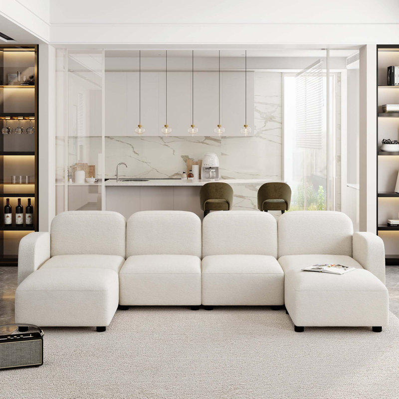 Canapé modulaire en velours
